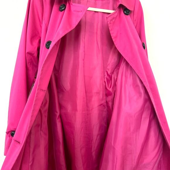 Savoir Pink Trench Coat UK 12/US 8, Barbiecore, Excellent Condition - Picture 5 of 9